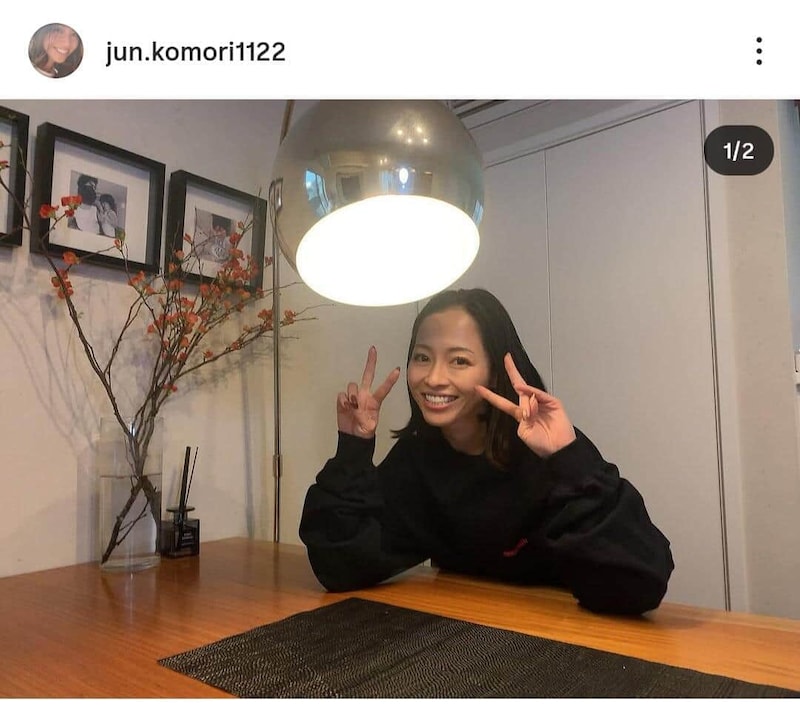 小森純さんのインスタグラム（＠jun.komori1122）より