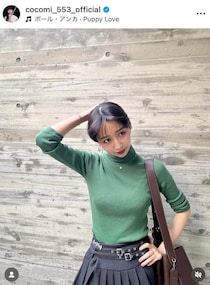 キムタク＆静香の長女・Cocomi、膝上ミニスカの神スタイルで撮影中　「やっぱり写真を撮るのが大好き」