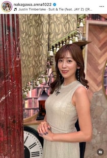 元NHK中川安奈アナ、色気ダダ漏れキャミ×ショーパンで脚組みショット　「天使？妖精？」「可愛いすぎ」