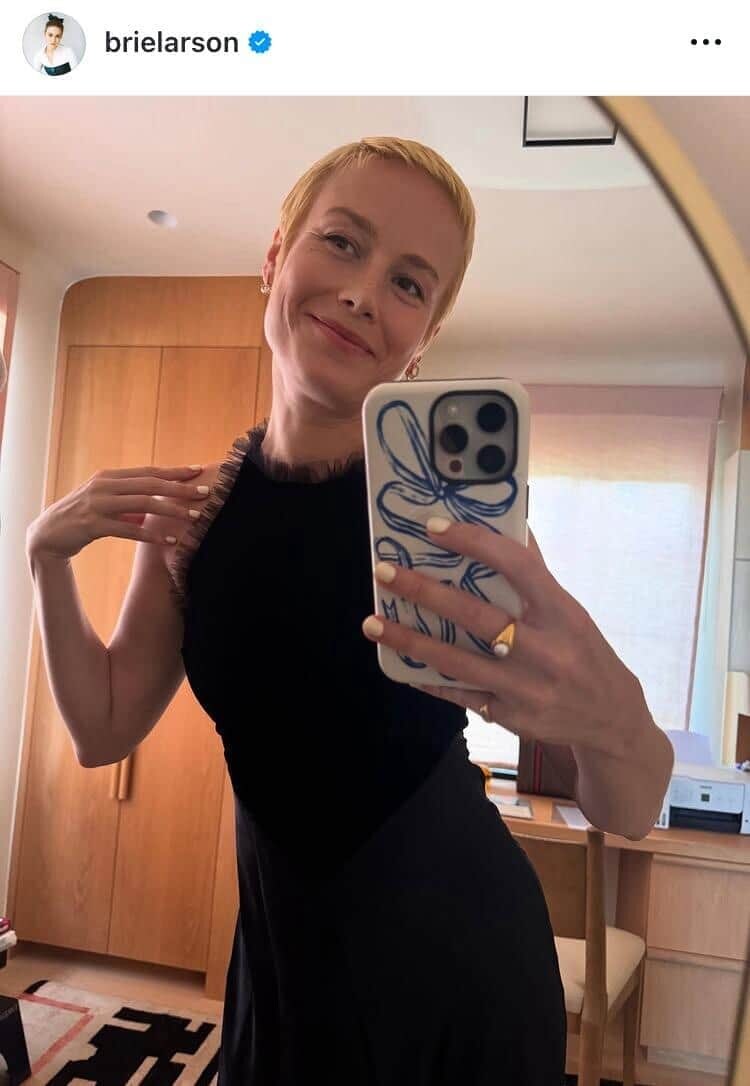 ブリー・ラーソンさんのインスタグラム(@brielarson)より