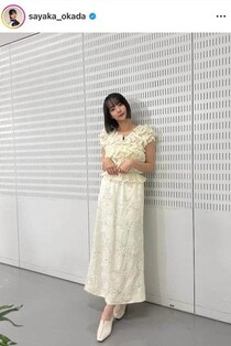 「役満ボディー」岡田紗佳、ボディラインすらり秋コーデが「激カワ」国宝級　「美女降臨」