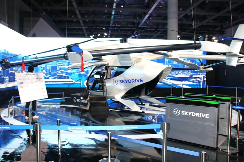 SkyDriveの空飛ぶクルマ