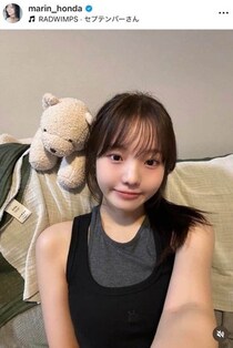 本田真凜、艶やか真紅のドレス姿でスケーティング　「ただひたすら美しい」漂う色気にドキっ