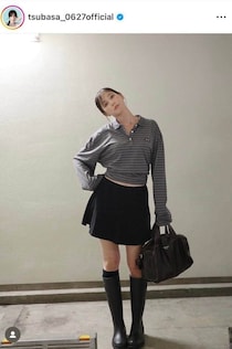 本田翼、超ミニスカあわせた「今日のコーデ」が無敵のかわいさ　「ばっさー可愛い」「脚細くて長っ」