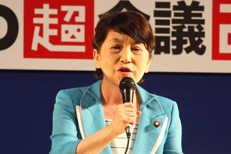 福島瑞穂党首(2018年編集部撮影)