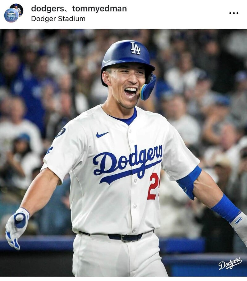 エドマン選手（本人イスタグラムより）