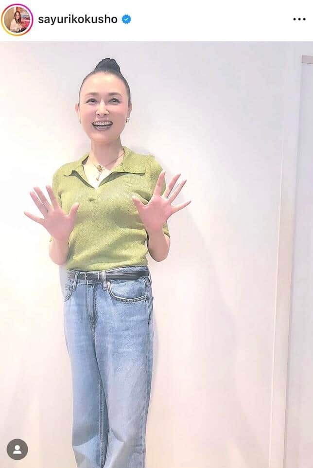 国生さゆりさんのインスタグラム（＠sayurikokusho）より