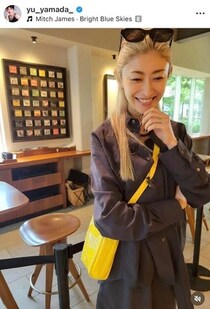 山田優、かっこよすぎジャケット×ハーパンのセットアップ...カリスマのオーラダダ漏れ　「センス素敵」