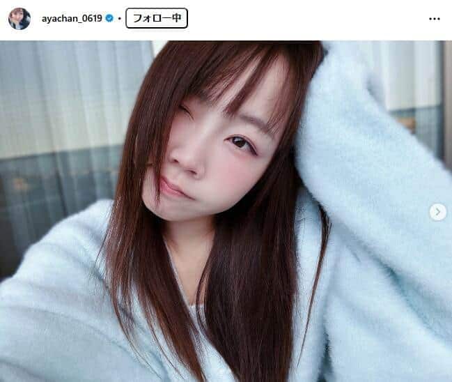 あやなんさんのインスタグラム（＠ayachan_0619）より