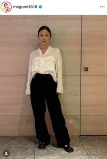 MEGUMI、「最近はこんな格好」艶やかドレス　美しさにため息「全部似合ってて可愛い」「めっちゃ綺麗」