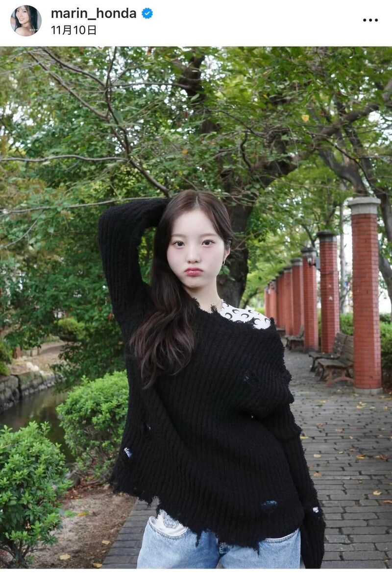 本田真凜さんのインスタグラム(@marin_honda)より