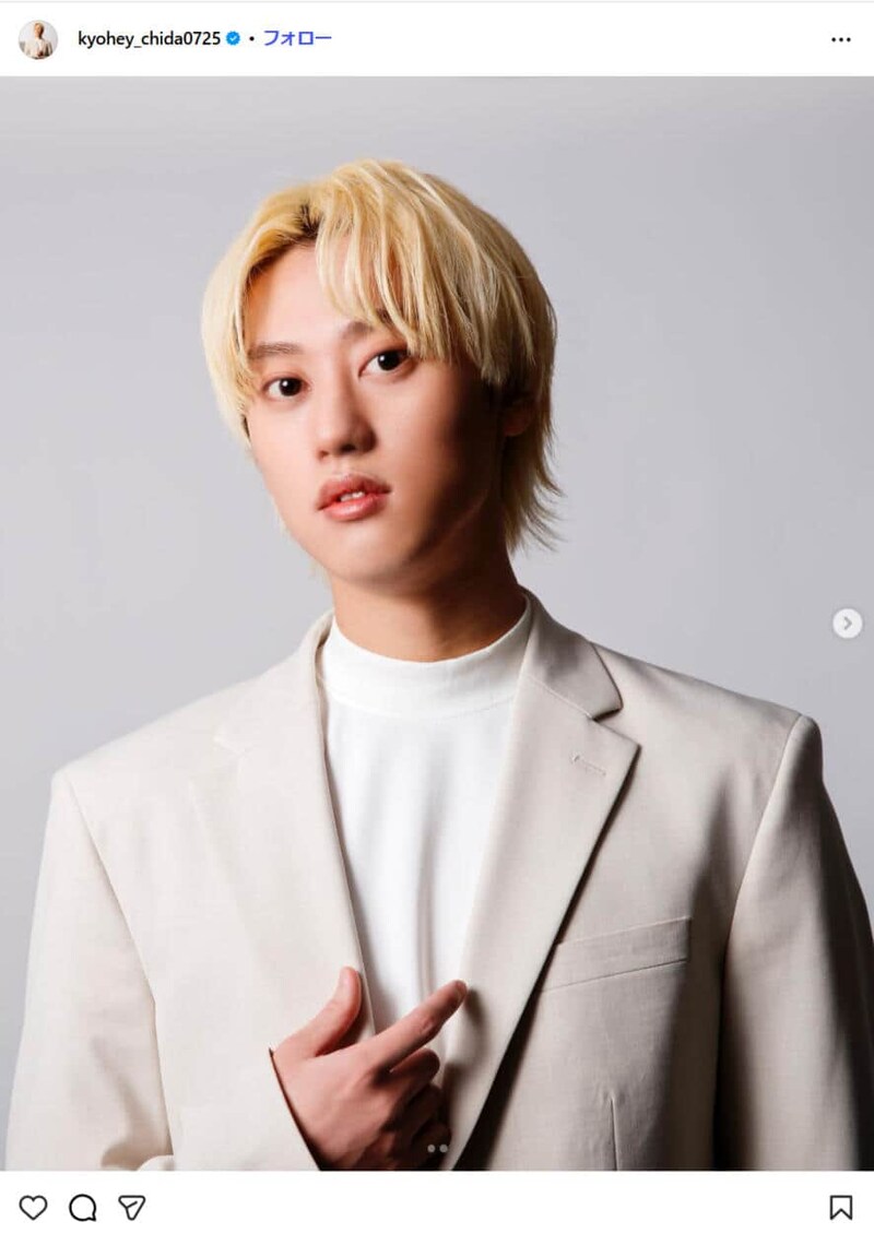 千田京平さんのインスタグラム（kyohey_chida0725）より