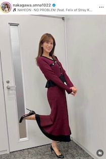 元NHK中川安奈アナ「もうすぐ冬ですがチューブトップで失礼しますっ」　国宝級の美貌...色気にドキっ