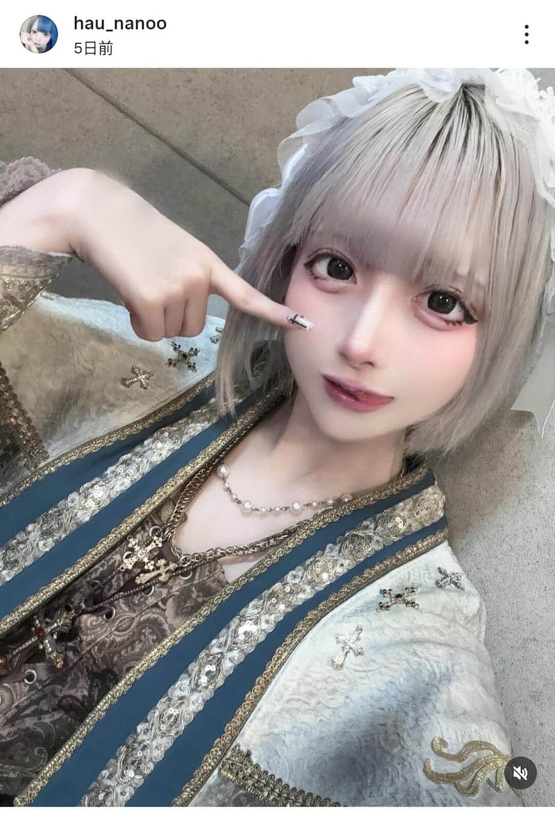 罪姫はうさんのインスタグラム（＠hau_nanoo）より