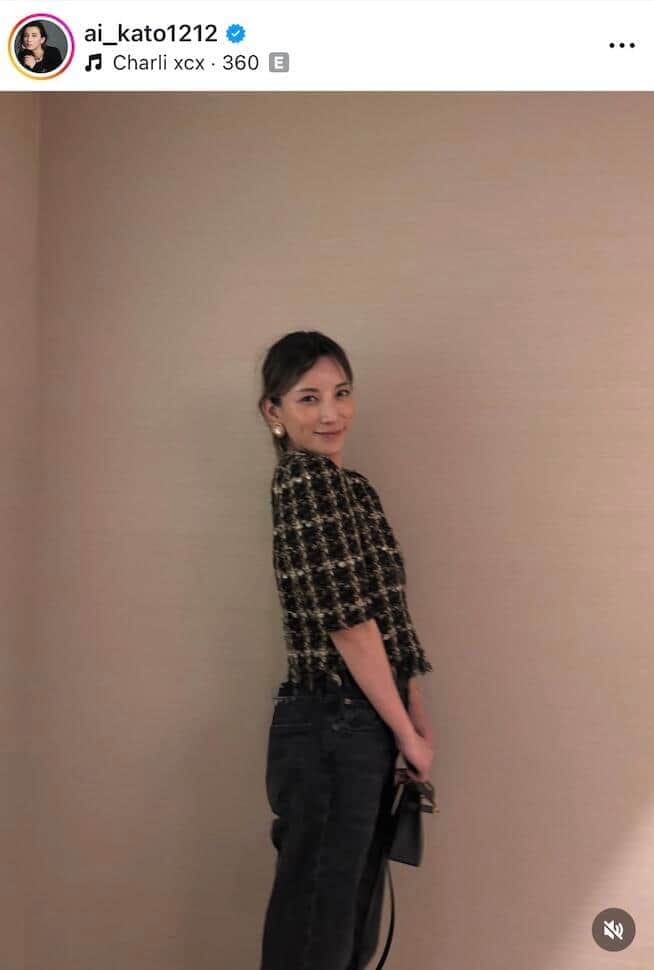 加藤あいさんのインスタグラム（＠ai_kato1212）より