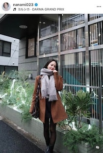 堀北真希の妹・奈々未、キャミソールにさらりカーディガンあわせて　「めっちゃ可愛い！」大絶賛の嵐