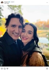 ケイティ・ペリー、カナダ・トルドー前首相と顔寄せ2ショット公開　岸田元首相が「パートナー」関係暴露？話題に