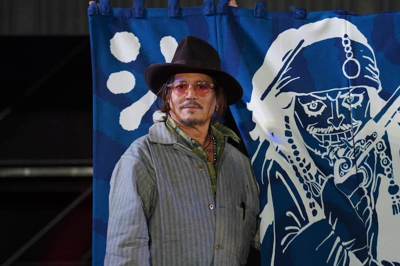東京コミックコンベンション2025に登壇するジョニー・デップさん。(C)2025 Tokyo comic con All rights reserved.