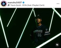 日本ハム・万波中正、爆イケなサングラス×Tシャツで自撮りショット　「私服オシャレでかっこいい」