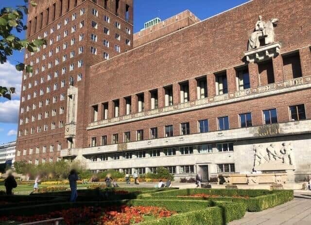 ノーベル平和賞の授賞式がおこなわれたオスロ市庁舎