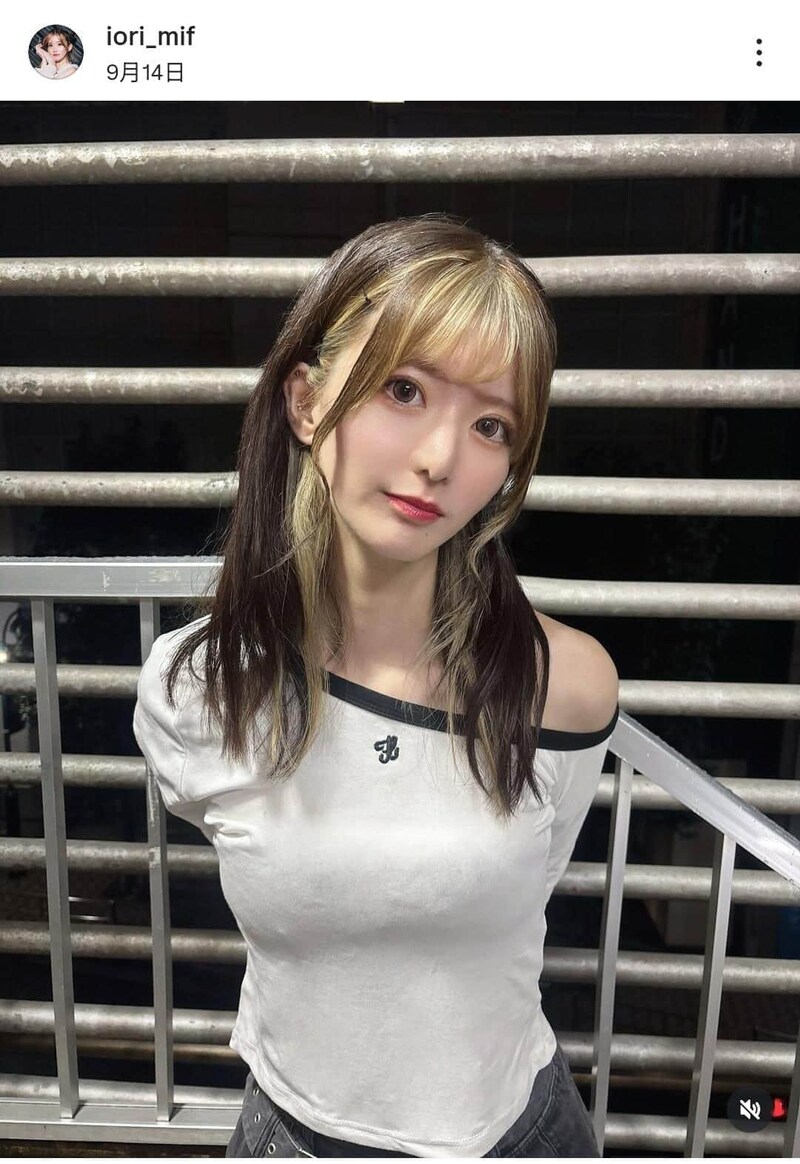 湊いおりさんのインスタグラム（＠iori_mif）より