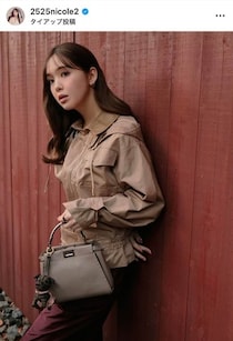 藤田ニコル、淡いピンクの着物で「友人の結婚式に」　雰囲気変わる美しさにドキっ...「すごく似合ってて綺麗」