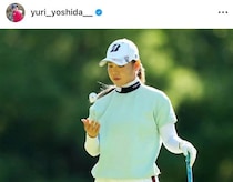 女子ゴルフの吉田優利＆澁澤莉絵留、手でハート形つくる「激カワ」プラベショット　冬コーデも超キュート