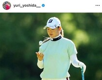 女子ゴルフの吉田優利＆澁澤莉絵留、手でハート形つくる「激カワ」プラベショット　冬コーデも超キュート