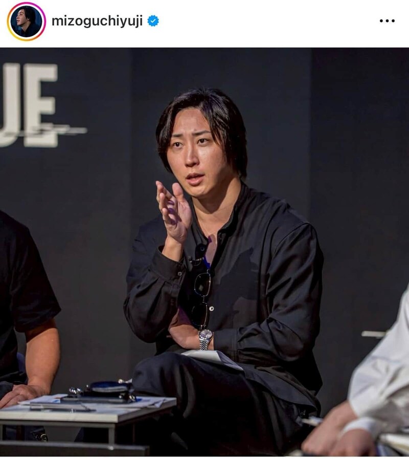 溝口勇児COO（本人インスタグラムより）