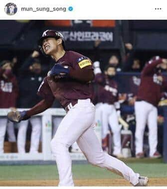 ソン・ソンムン選手(本人インスタグラムより)