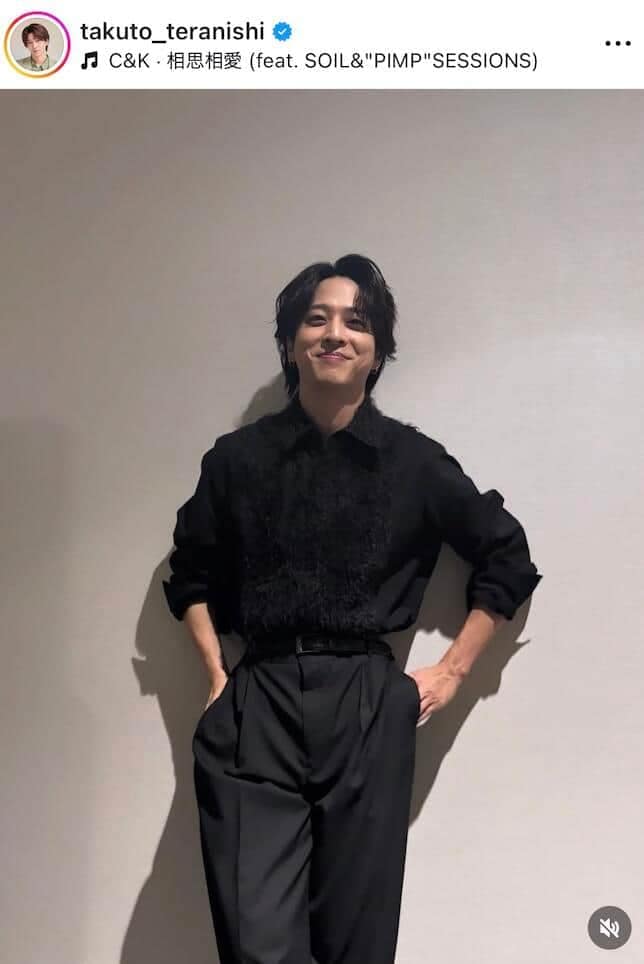 寺西拓人さんのインスタグラム（＠takuto_teranishi）より