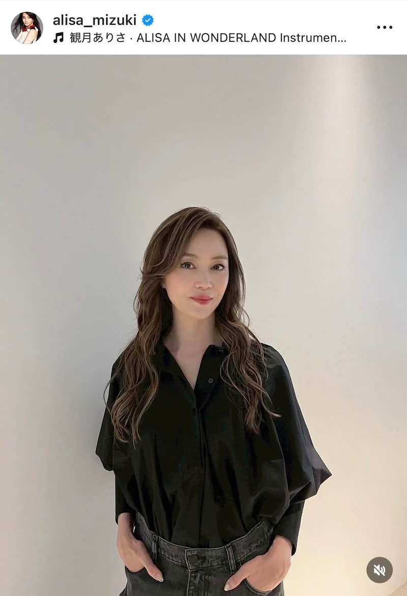 観月ありささんのインスタグラム（＠alisa_mizuki）より