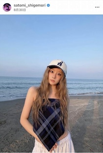 重盛さと美、かわいすぎ三つ編みヘア＆上下デニムの爆イケなコーデ　「センスありすぎ」「かわいいの極み」