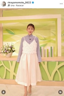 元TBS山本里菜アナ、ミニ丈×レッグウォーマーで...ゴルフ場に女神降臨　「ゴルフ3ホール全部パー目指して！」