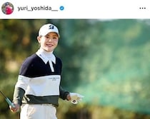 女子ゴルフの吉田優利、タンクトップ姿で真剣トレーニングかっこよすぎ　さまざまなメニューこなす