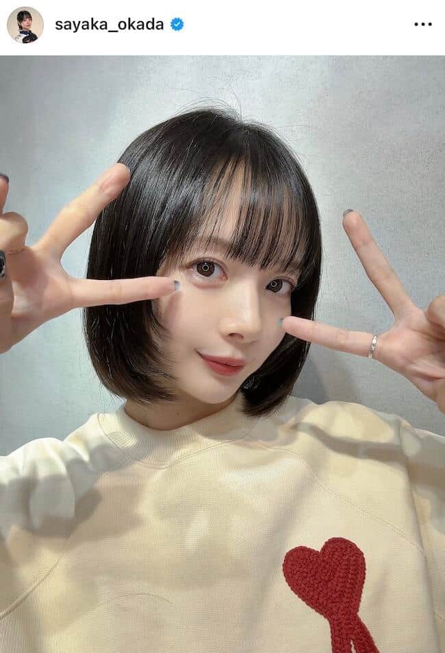 岡田紗佳さんのインスタグラム(@sayaka_okada)より