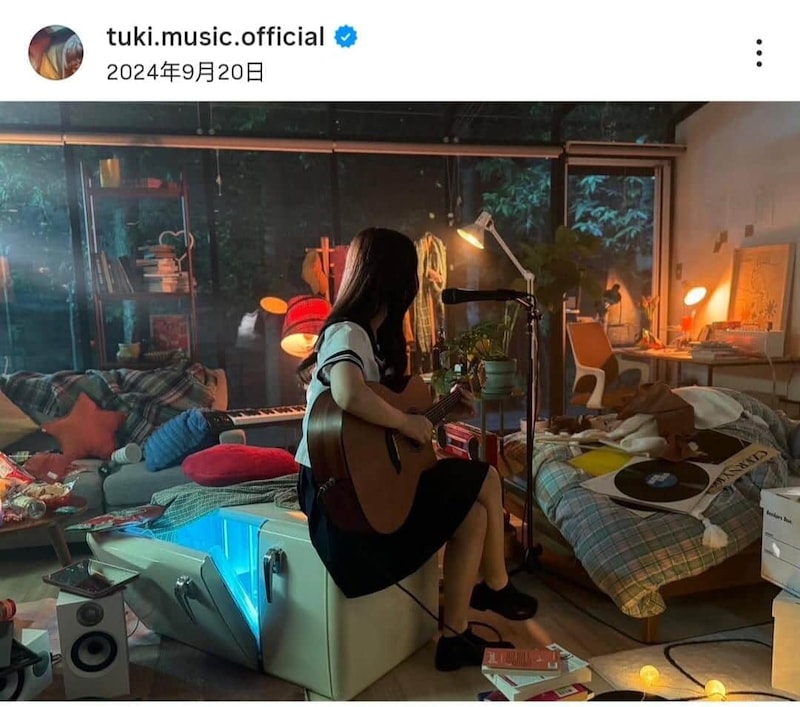 tuki.さんのインスタグラム（＠tuki.music.official）より