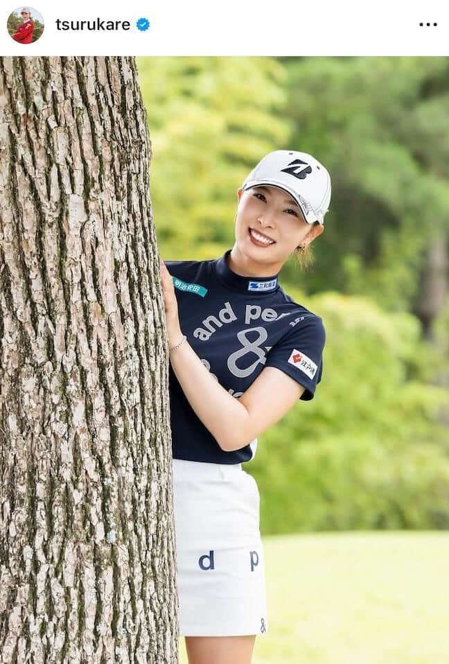 鶴岡果恋選手のインスタグラム（＠tsurukare）より