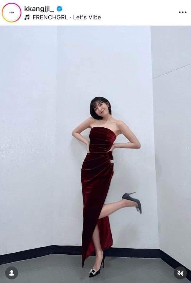 知英さんのインスタグラム（＠kkangjji_）より