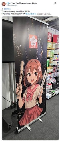 「画材の会社が...」商品ポスターに生成AI使用　サクラクレパスが謝罪「再発防止に向けてチェック体制を強化」