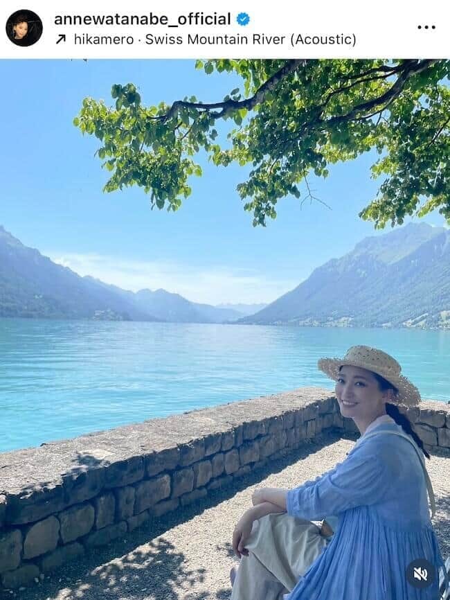杏さんのインスタグラム(@annewatanabe_official)より