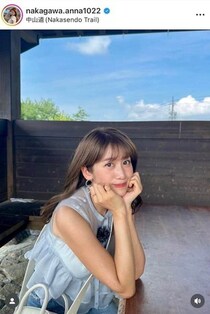 元NHK中川安奈アナ、美ボディラインすらり秋の私服ニット　「めちゃめちゃかわいい」美しさ限界突破