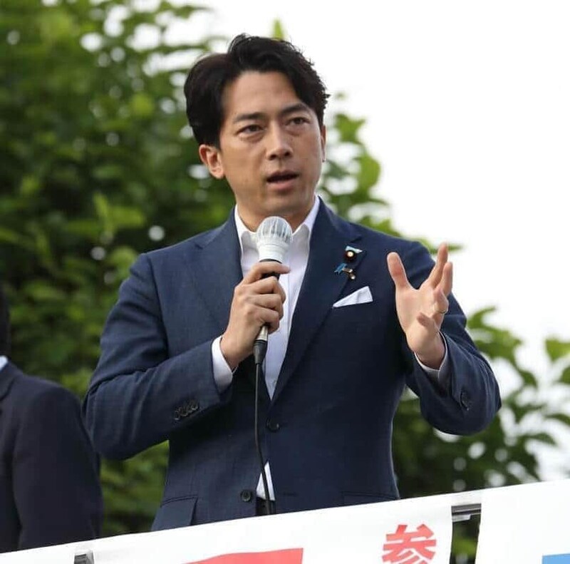 自民党総裁選に出馬した小泉進次郎農水相(2022年5月撮影)