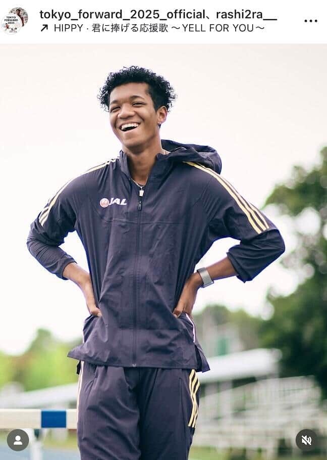 村竹ラシッドさんのインスタグラム(@rashi2ra__)より