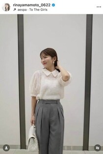 元TBS山本里菜アナ、ゼブラ柄ミニスカゴルフウェア姿でキュートさ炸裂　「なかなか100を切れないのです」