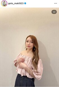 後藤真希、異次元のかわいさショーパン姿で誕生日を報告　「ょ、ょ、ょ、40歳！！楽しむぞー！」