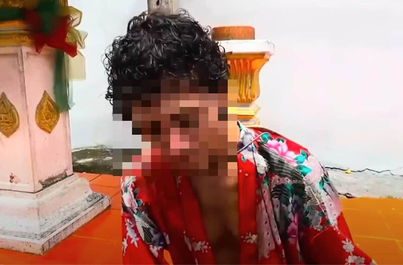 トラブルについて謝罪したが…(外国人男性の動画配信から)