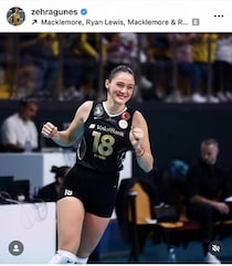 トルコ美女バレーボーラーのゼフラ・ギュネシュ、超ミニのフォーマルコーデで...198cm異次元スタイルの衝撃