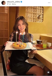 大河内志保、白ワンピ姿で色気ダダ漏れ...ボディラインすらり　「キレイ過ぎてうっとり」異次元スタイル