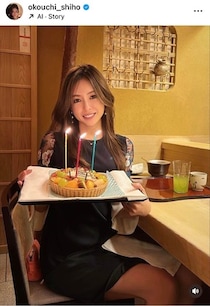 大河内志保、白ワンピ姿で色気ダダ漏れ...ボディラインすらり　「キレイ過ぎてうっとり」異次元スタイル